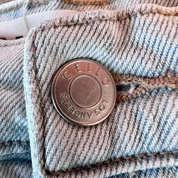 Cello Los Angeles Women's Blue Light Wash 5 Pocket Style Denim Jeans Size 5 - Picture 4 of 10